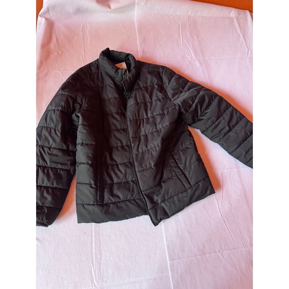 Gap Mens ColdControl Puffer Jacket Black XL Water Resistant Ripstop Padded Coat